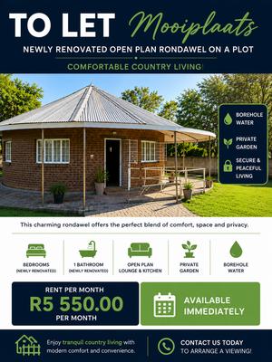 Smallholding  For Rent in Mooiplaats AH, Pretoria